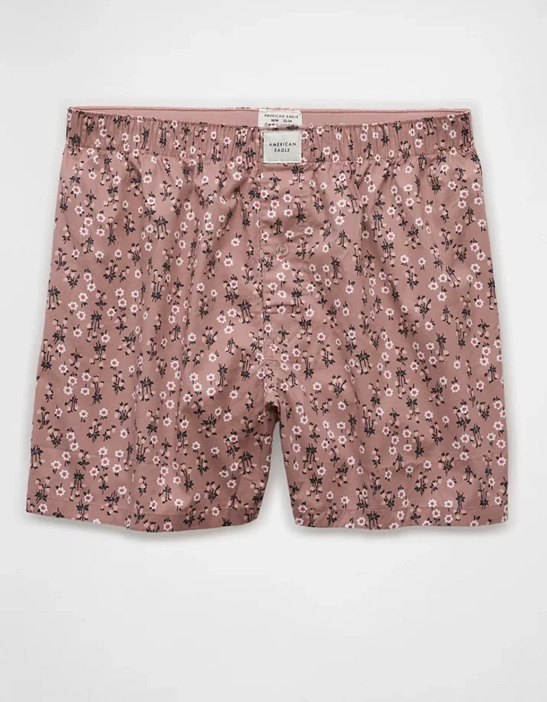 Caleçon boxeur extensible fleurs pour hommes AEO