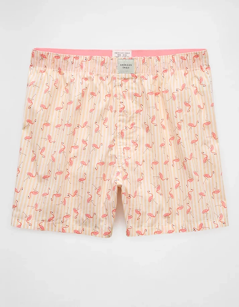 AEO Men's Flamingos Stretch Boxer Short