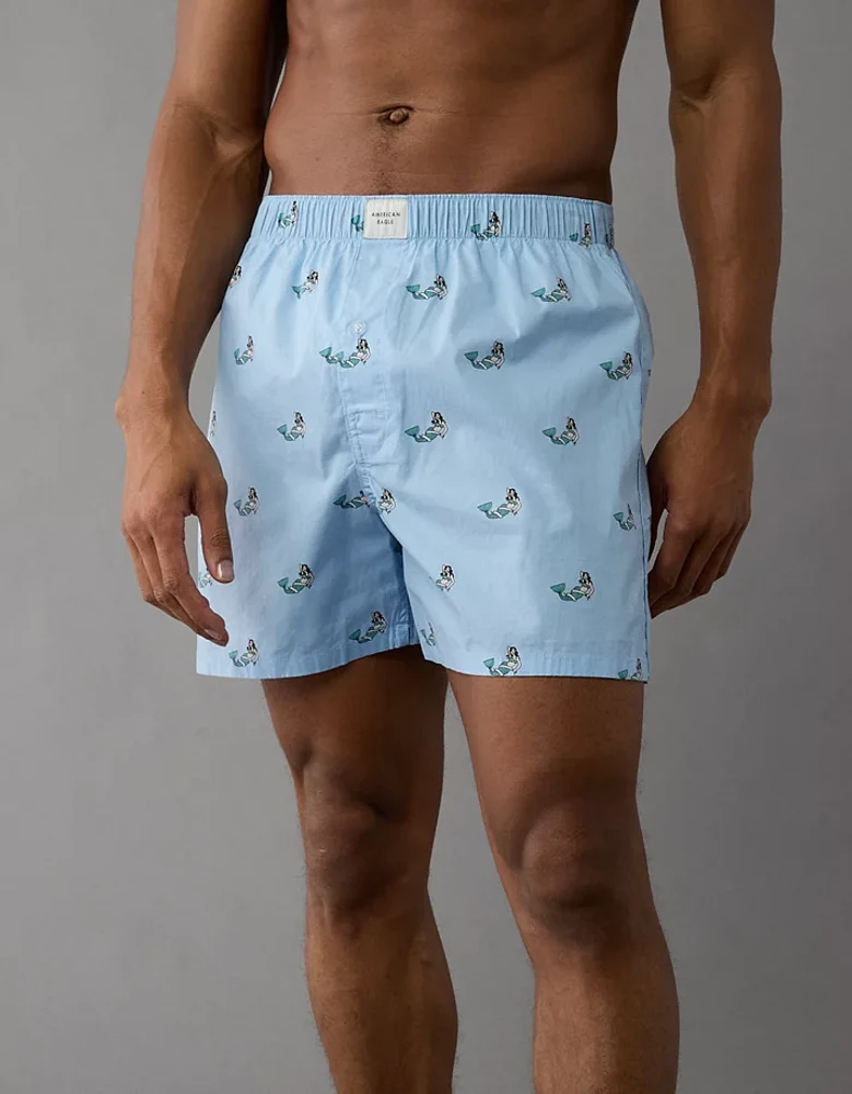 AEO Men's Tiny Mermaids Stretch Boxer Short