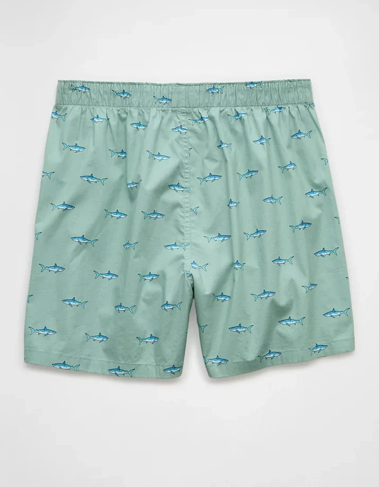 AEO Men's Sharks Stretch Boxer Short