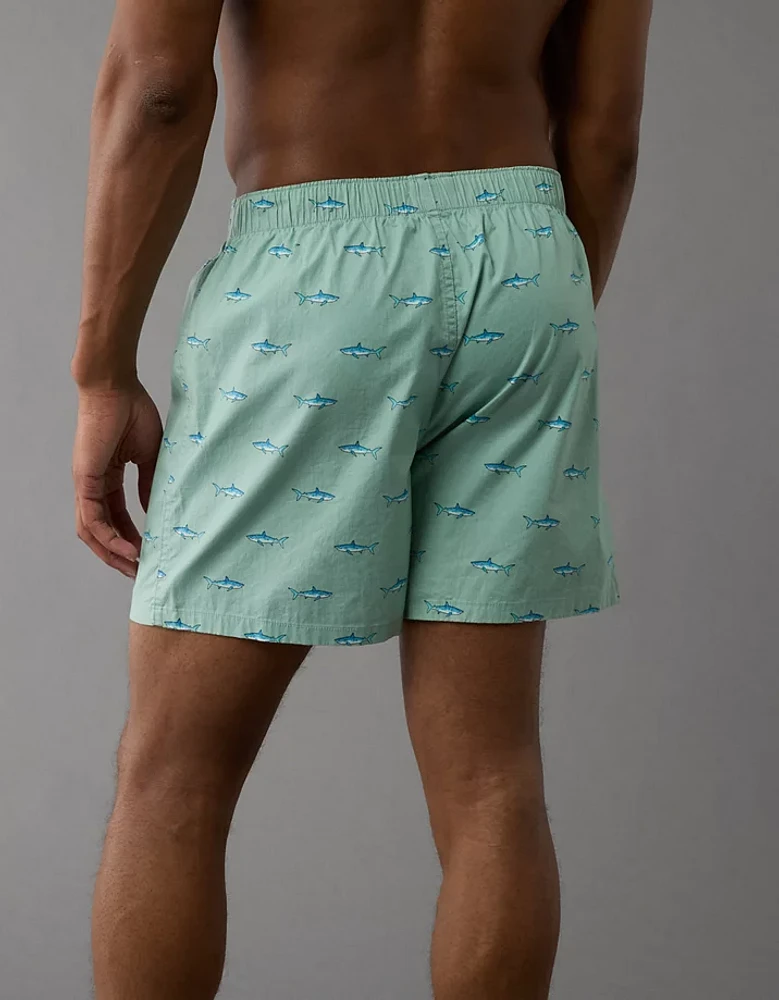 AEO Men's Sharks Stretch Boxer Short