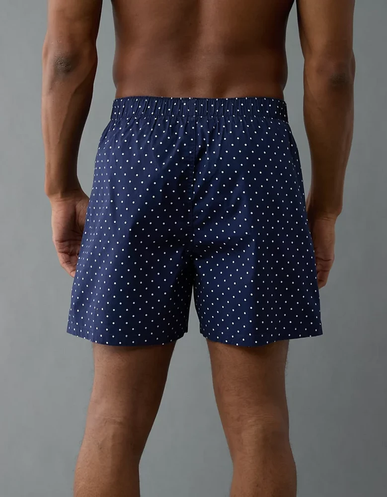 AEO Men's Polka Dots Stretch Boxer Short