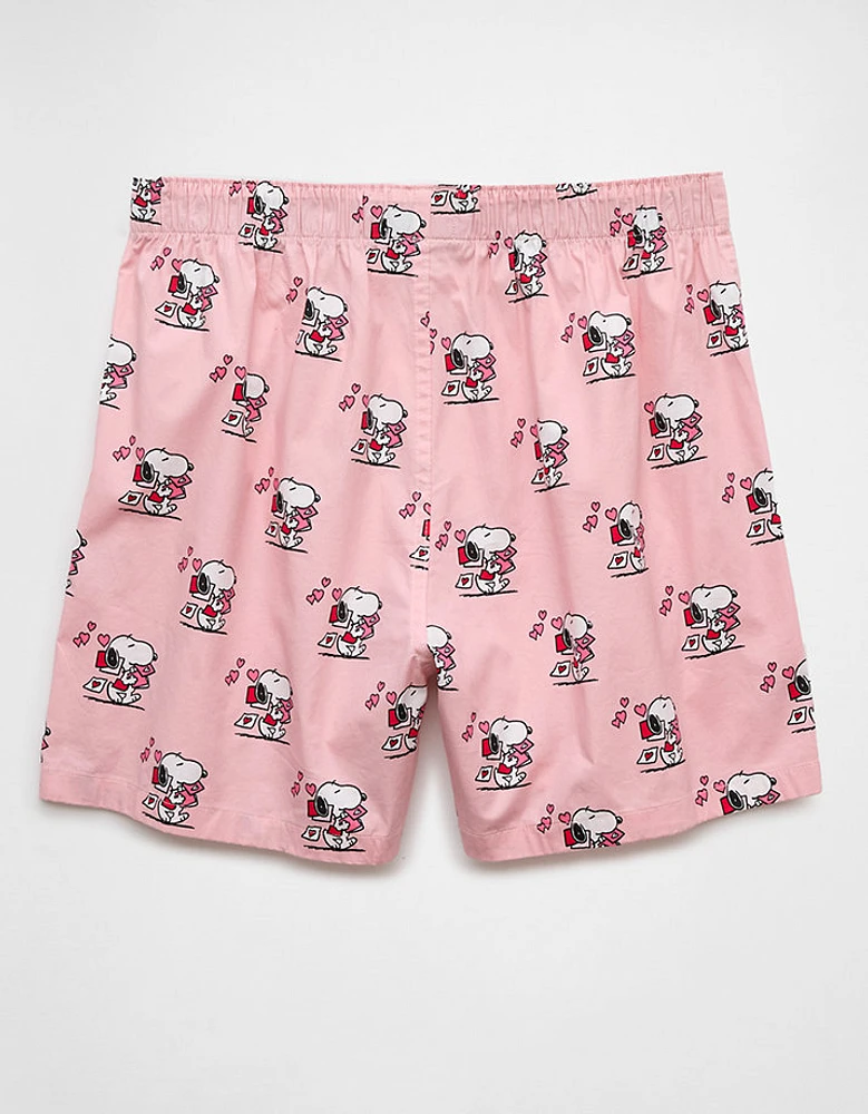 AEO Men's Valentine's Day Snoopy Stretch Boxer Short