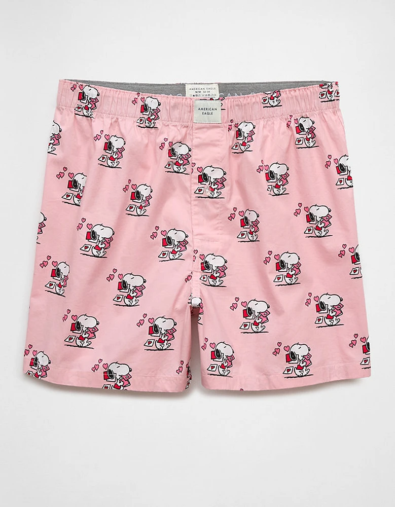 AEO Men's Valentine's Day Snoopy Stretch Boxer Short