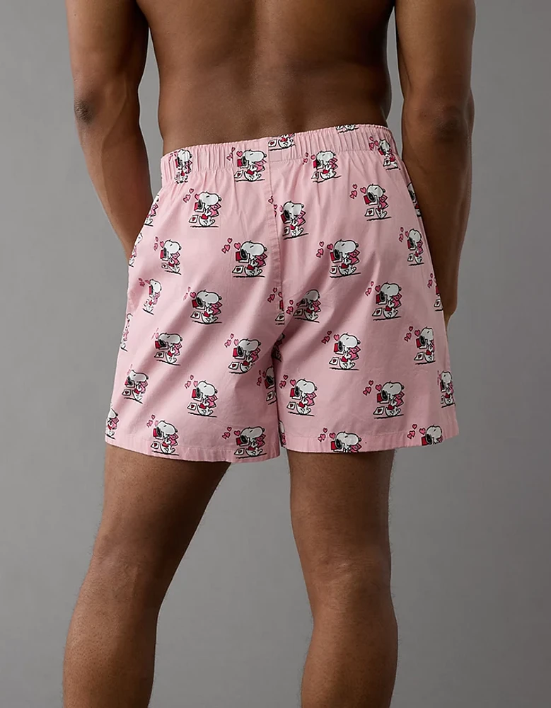 AEO Men's Valentine's Day Snoopy Stretch Boxer Short