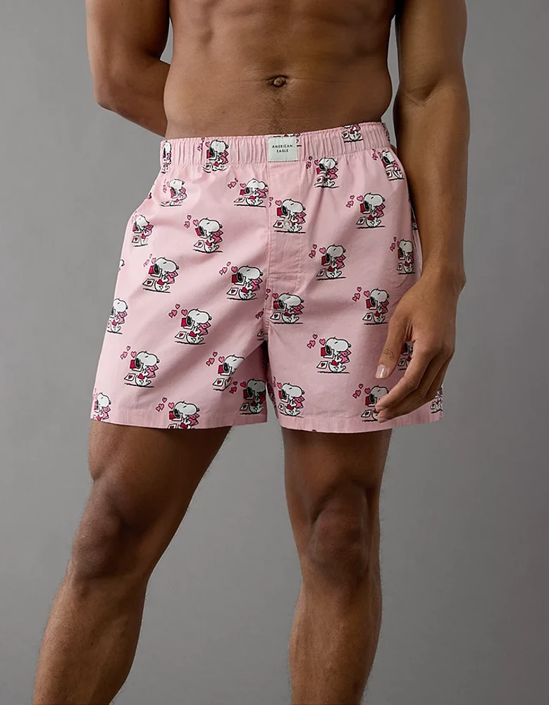 AEO Men's Valentine's Day Snoopy Stretch Boxer Short