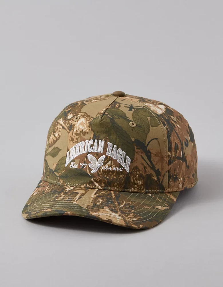 Casquette de camionneur à motif camouflage Dans les bois AE