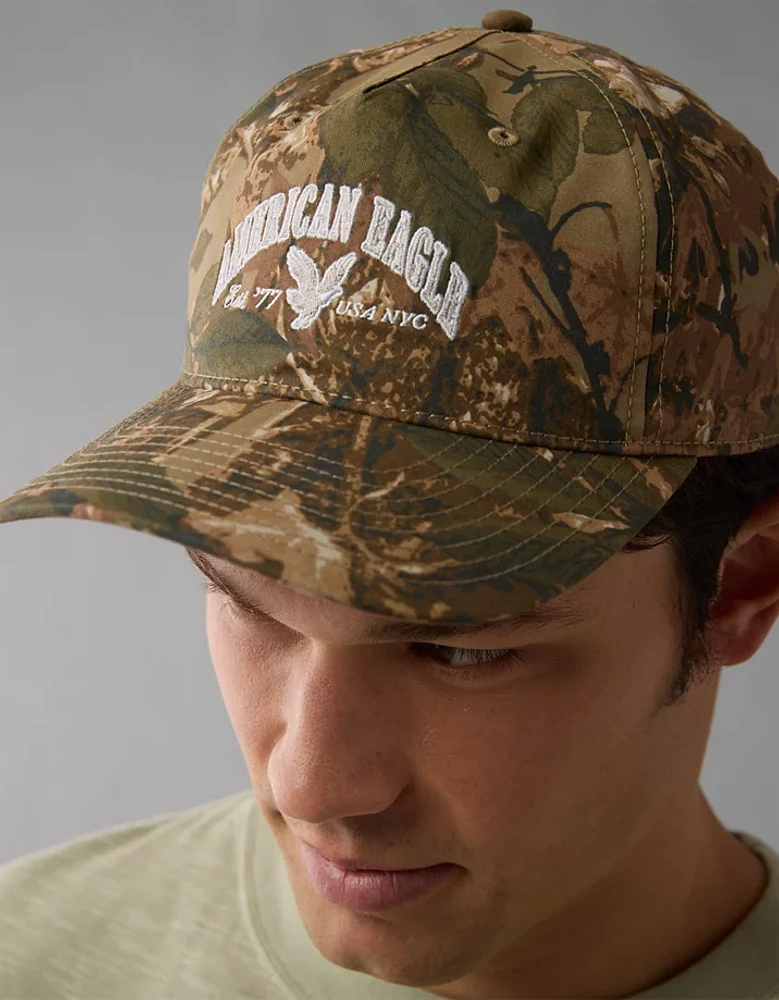 Casquette de camionneur à motif camouflage Dans les bois AE