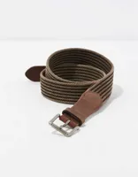 AEO Webbed Leather Belt
