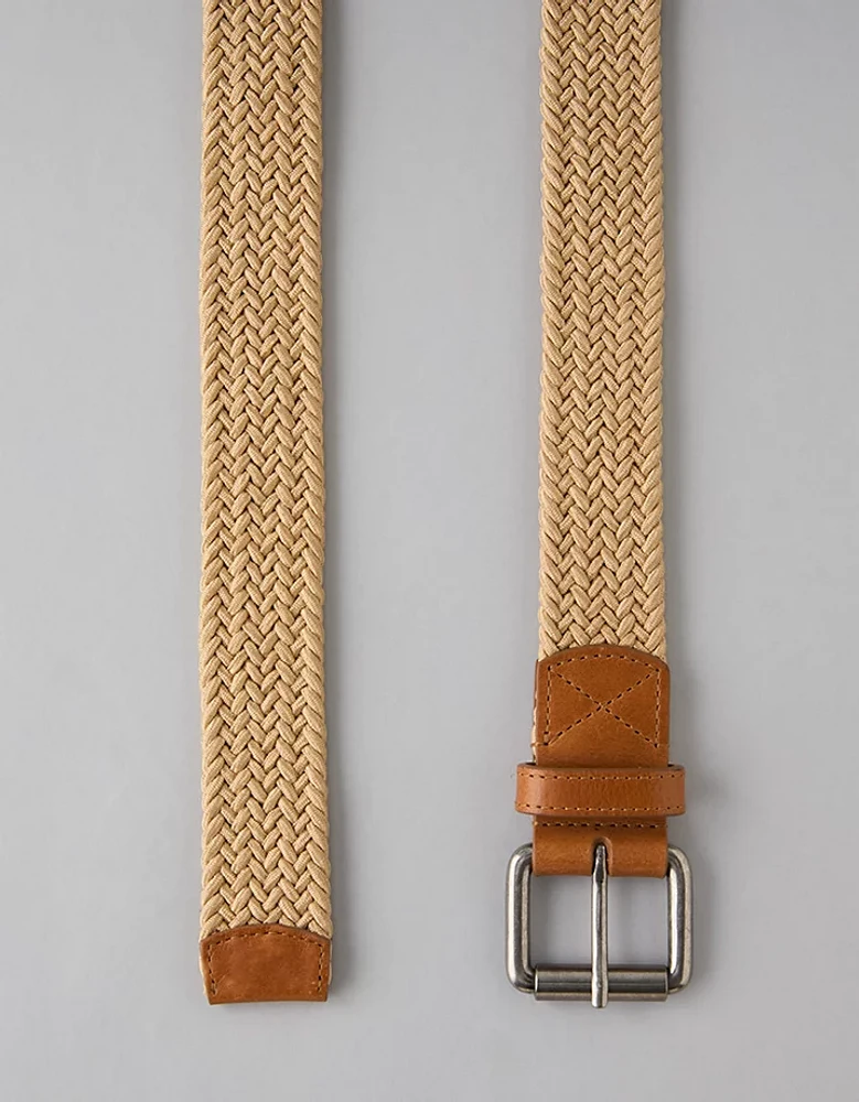 Ceinture tressée extensible AE