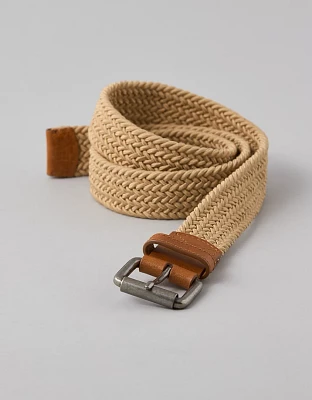 Ceinture tressée extensible AE