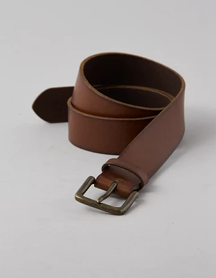Ceinture en cuir à un ardillon AE