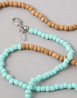 Collier perlé à contraste de couleurs AEO
