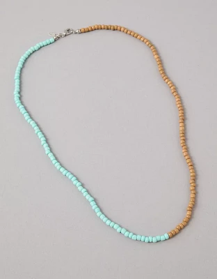 Collier perlé à contraste de couleurs AEO