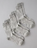 Ensemble de trois paires de mi-chaussettes classiques AE