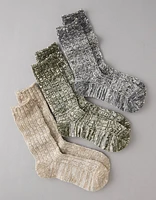 AE Marled Boot Socks 3-Pack