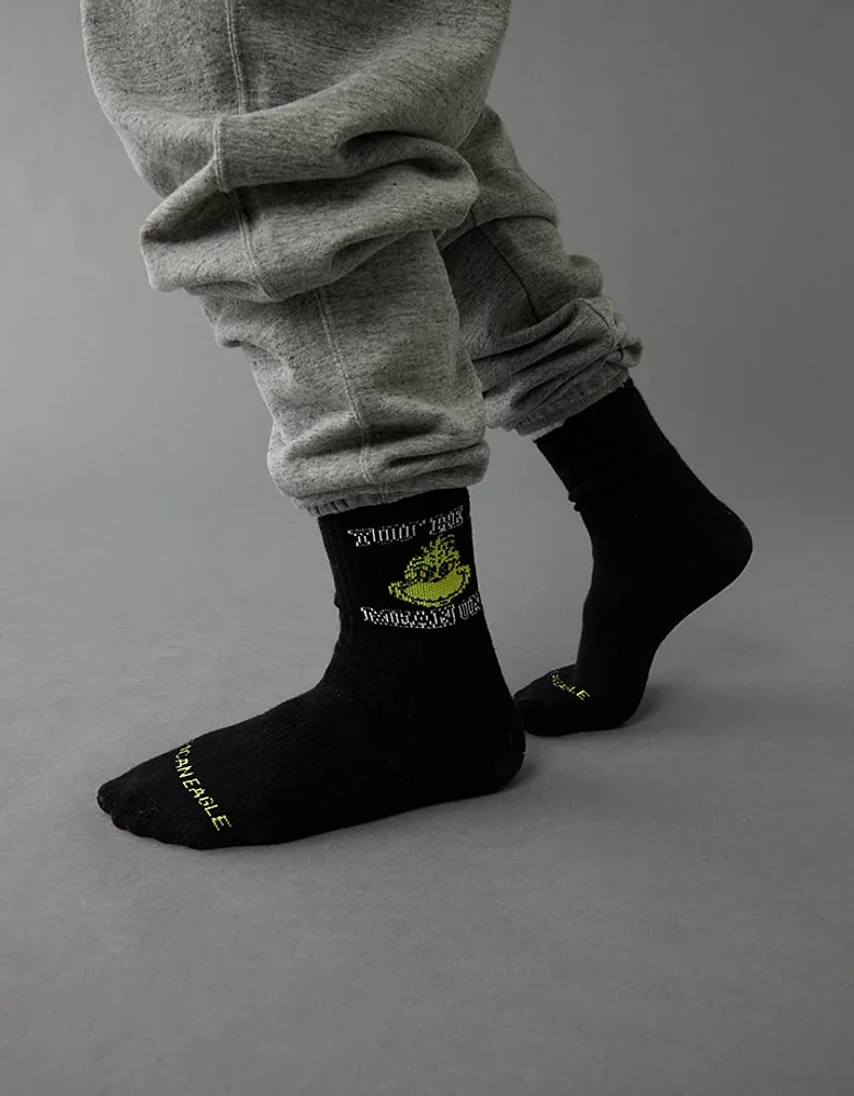 AE Grinch Crew Socks