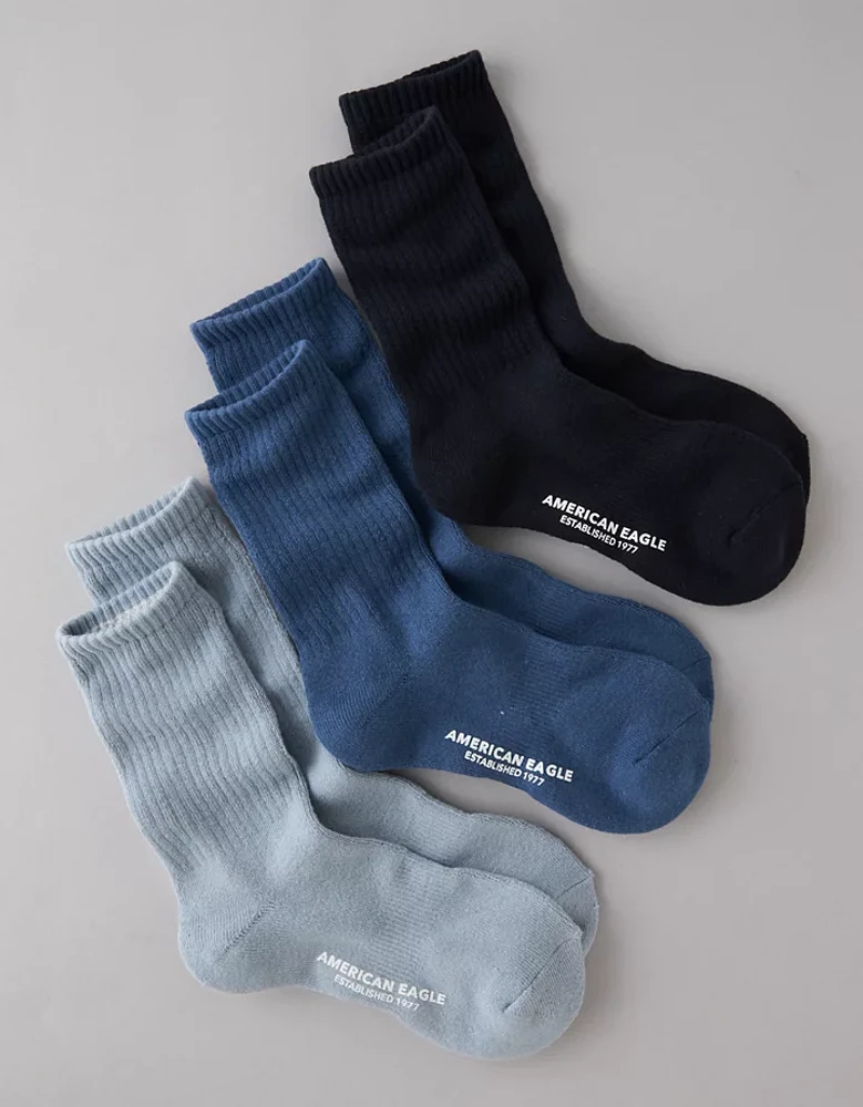 AE Crew Socks 3-Pack