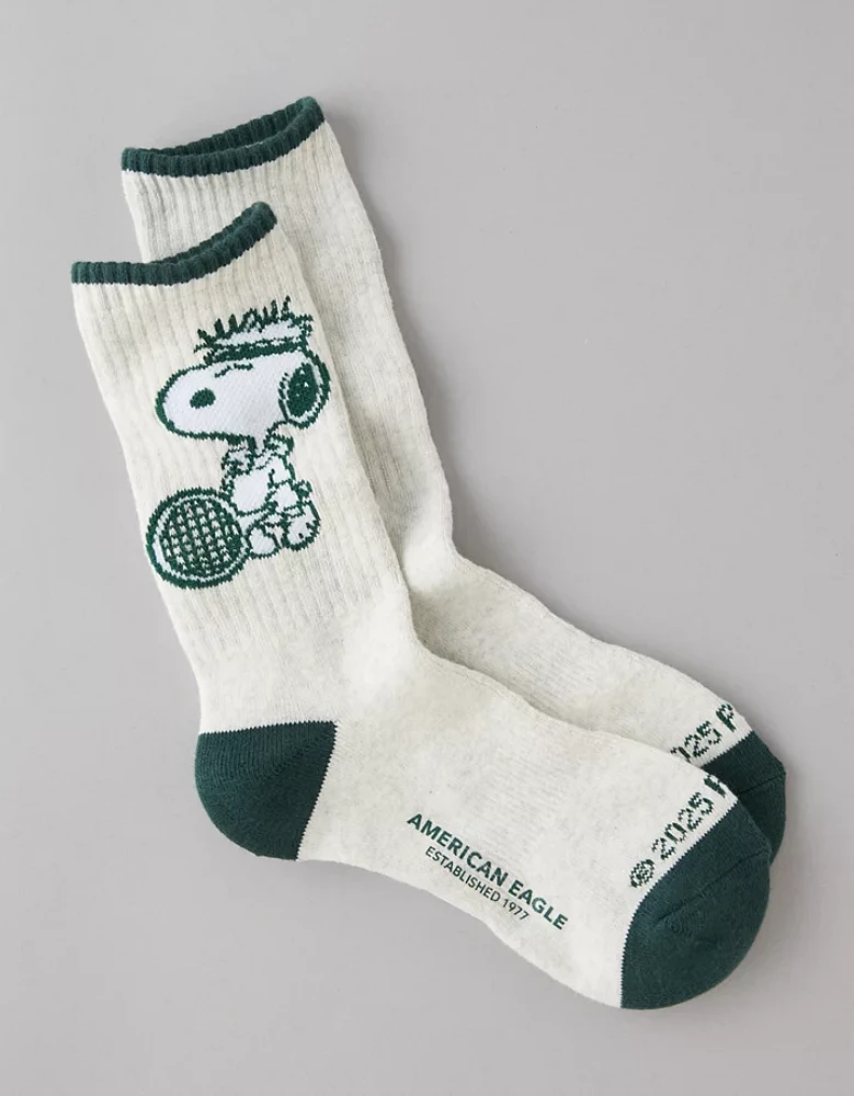 Mi-chaussettes en tissu éponge Snoopy AE