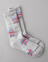 Mi-chaussettes en tissu éponge à image Peanuts AE