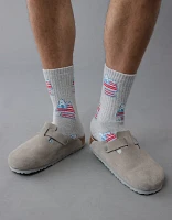 Mi-chaussettes en tissu éponge à image Peanuts AE