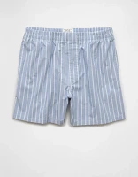 AEO Men's Striped Poplin Pocket Boxer Short