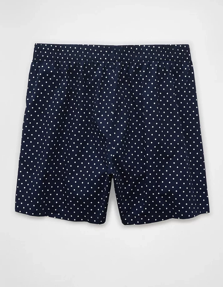 Caleçon boxeur à poche en popeline pois pour hommes AEO