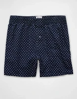 Caleçon boxeur à poche en popeline pois pour hommes AEO