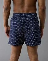Caleçon boxeur à poche en popeline pois pour hommes AEO