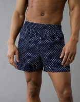 Caleçon boxeur à poche en popeline pois pour hommes AEO