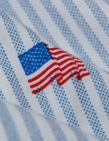 Caleçon boxeur à poche en popeline drapeau américain pour hommes AEO