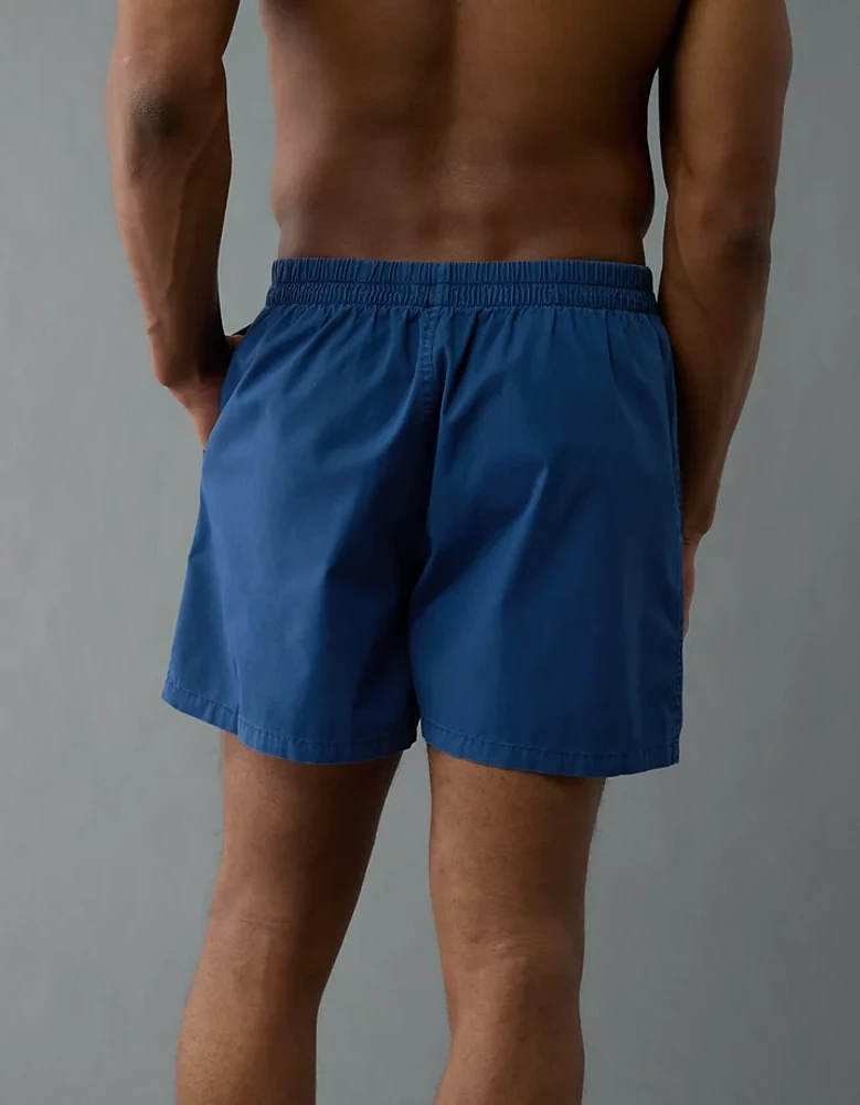 Caleçon boxeur à poche en popeline pour hommes AEO