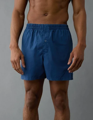 Caleçon boxeur à poche en popeline pour hommes AEO
