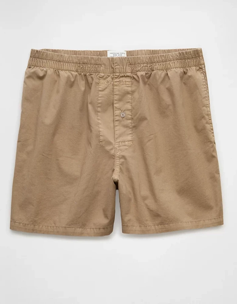 AEO Men's Poplin Pocket Boxer Short
