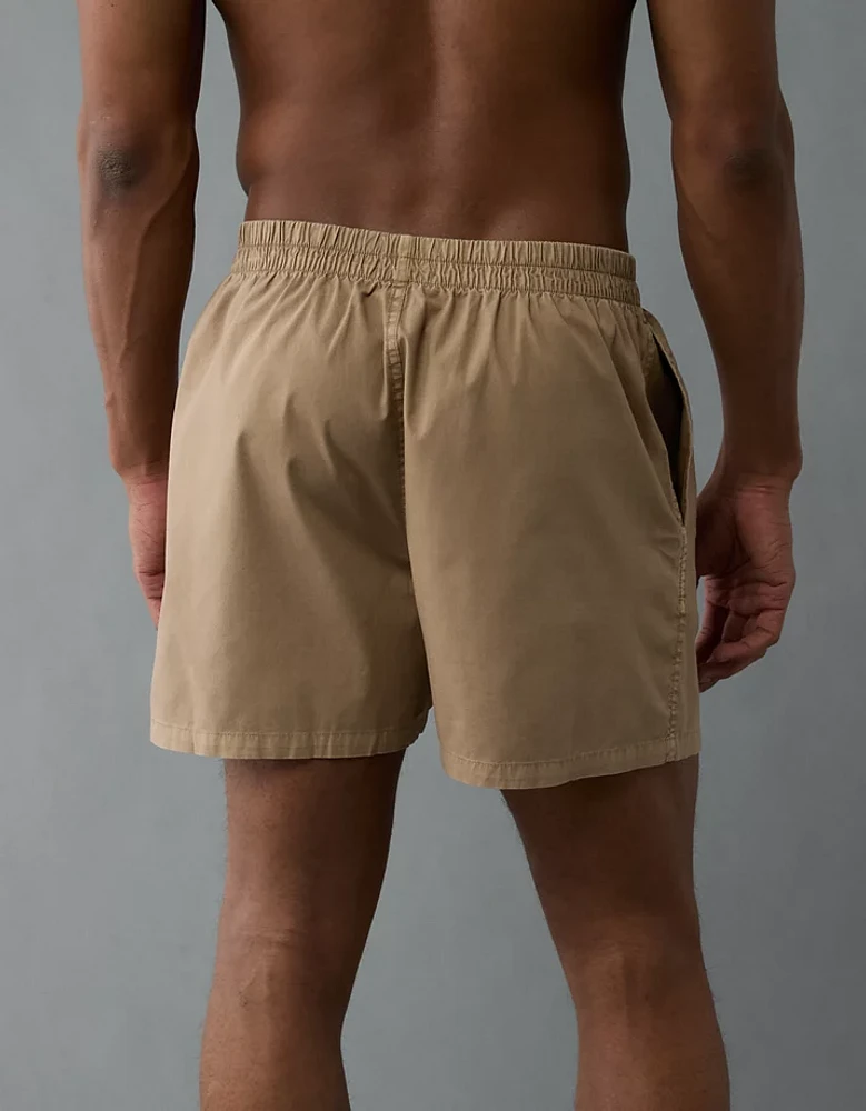 AEO Men's Poplin Pocket Boxer Short