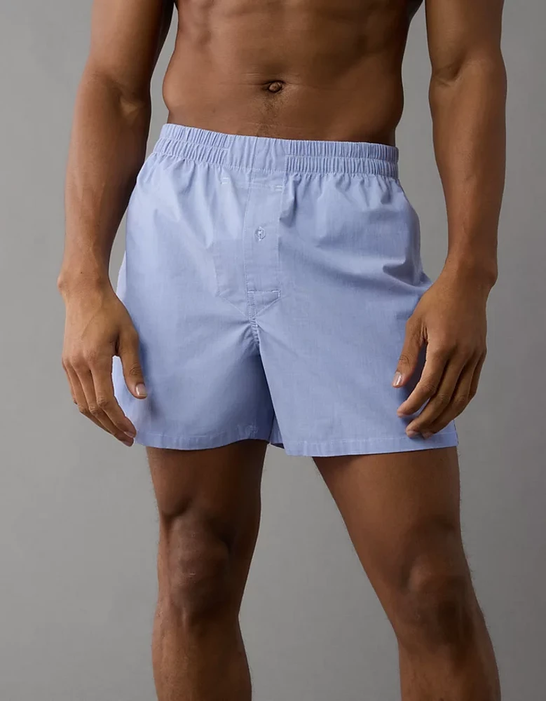 AEO Men's Poplin Pocket Boxer Short