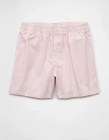 Caleçon boxeur à poche en popeline pour hommes AEO