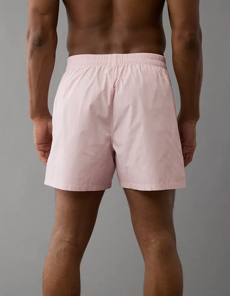 Caleçon boxeur à poche en popeline pour hommes AEO