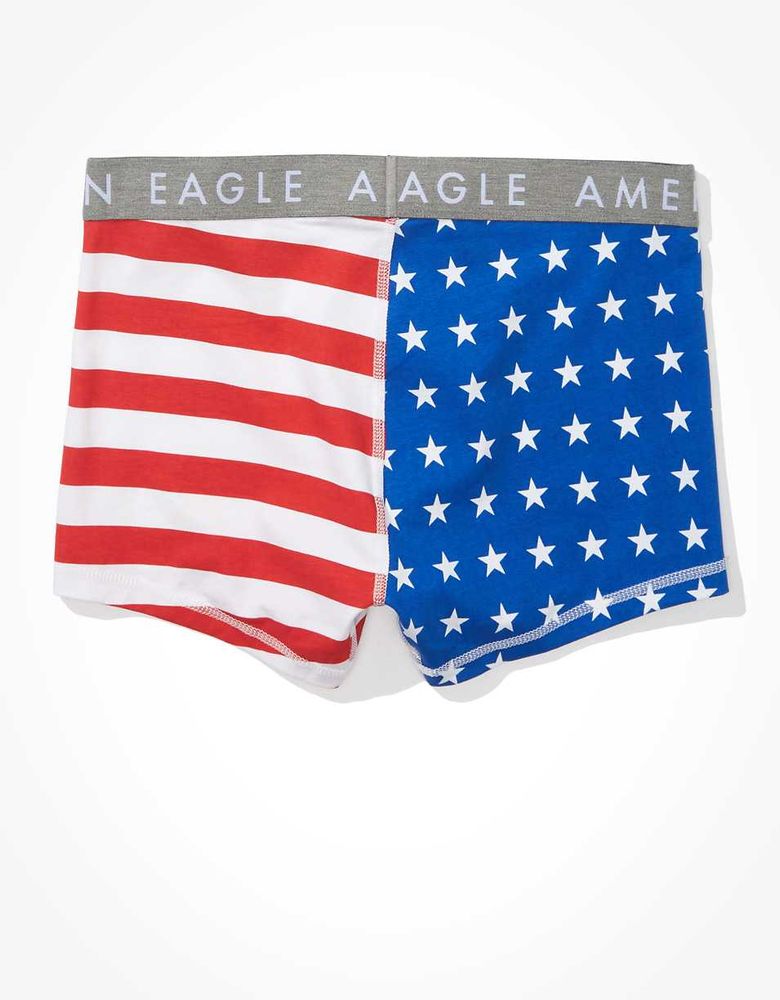 AEO Stars + Stripes 3" Classic Trunk Underwear