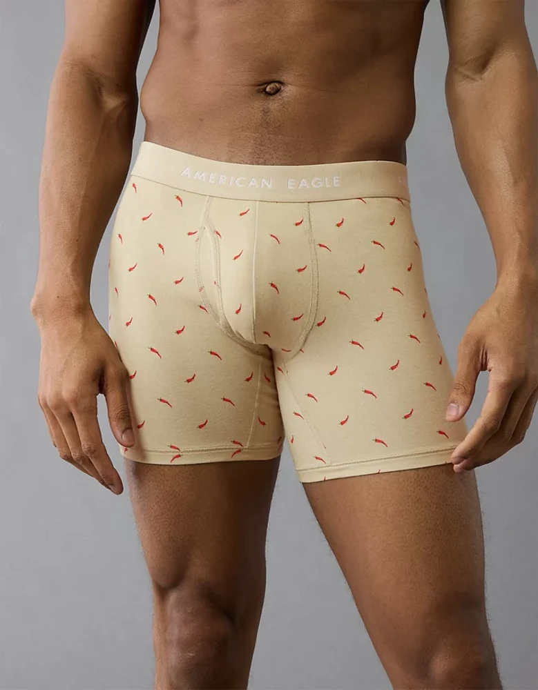 Caleçon boxeur ajusté classique de 6 po piments forts pour hommes AEO
