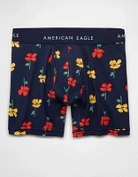 Caleçon boxeur ajusté classique de 6 po motif floral pour hommes AEO
