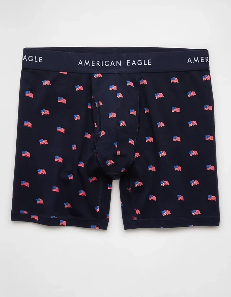 AEO Men's USA 6" Classic Boxer Brief