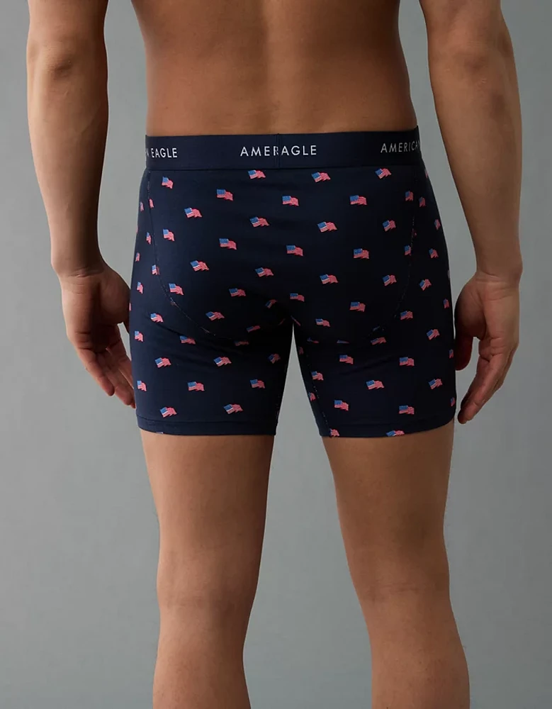 AEO Men's USA 6" Classic Boxer Brief