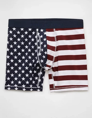 AEO Men's USA Stars & Stripes 6" Classic Boxer Brief