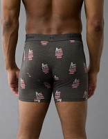 Caleçon boxeur ajusté classique de 6 po USA Snoopy pour hommes AEO