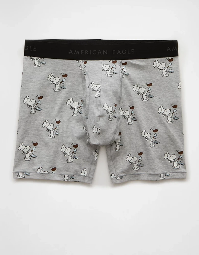 Caleçon boxeur ajusté classique de 6 po chef Snoopy pour hommes AEO