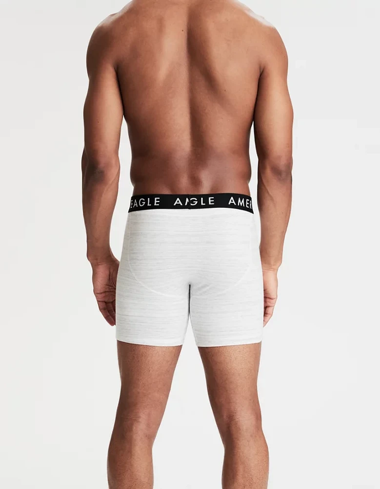 Caleçon boxeur ajusté classique de 6 po chiné pour hommes AEO