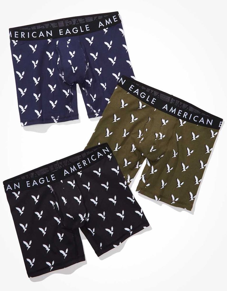 AEO Men's Eagle 6" Classic Boxer Brief 3-Pack