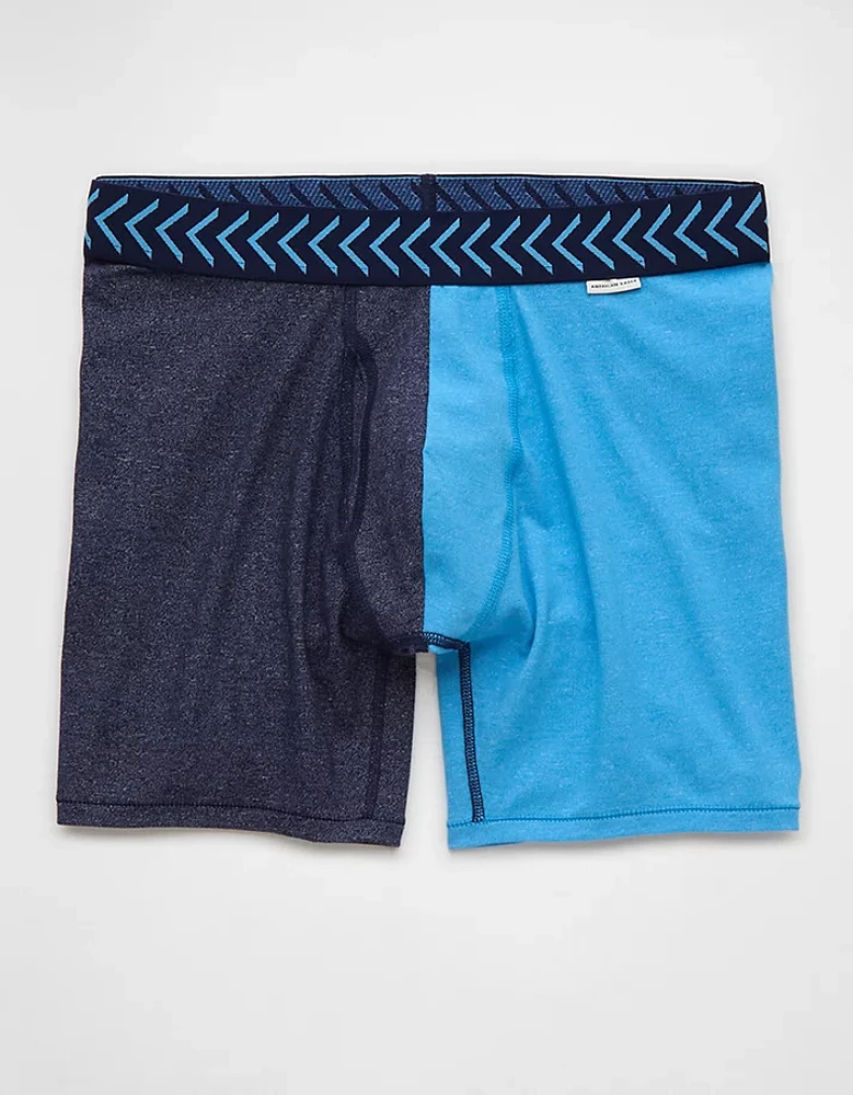 Caleçon boxeur ajusté classique de 6 po couleur unie pour hommes AEO