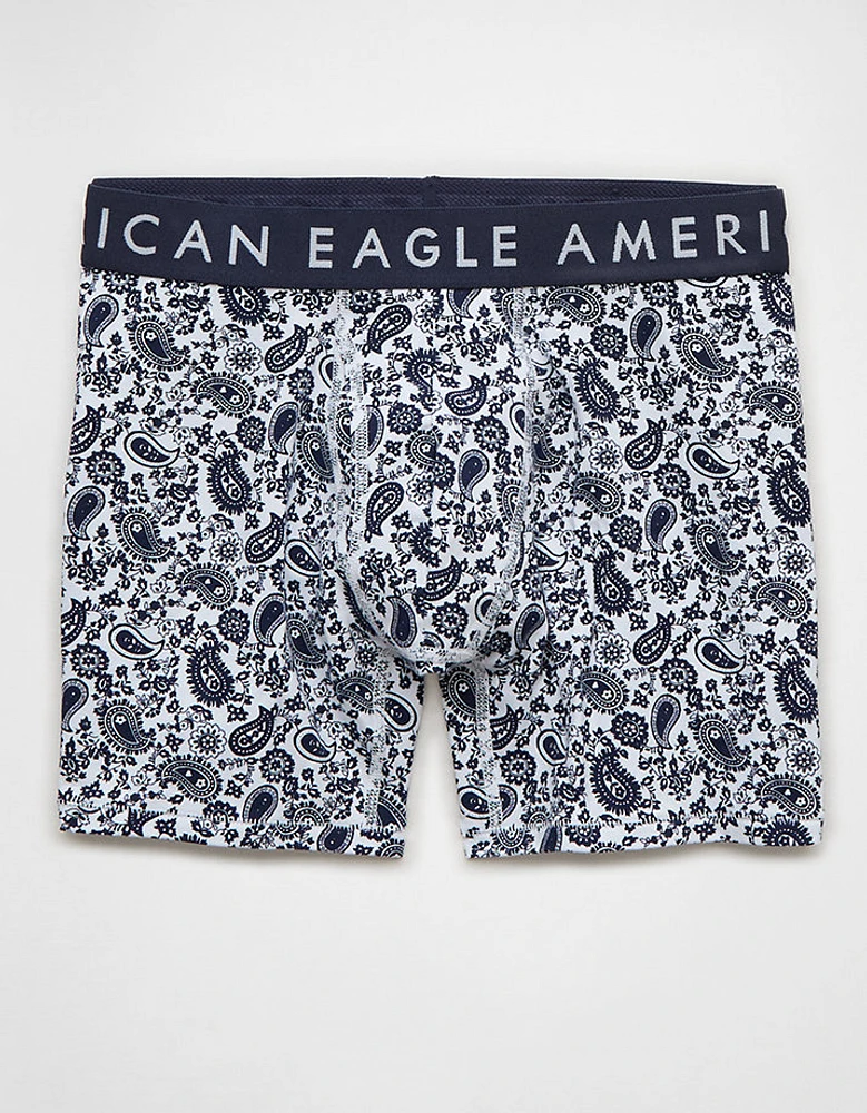 AEO Men's Paisley 6" Classic Boxer Brief